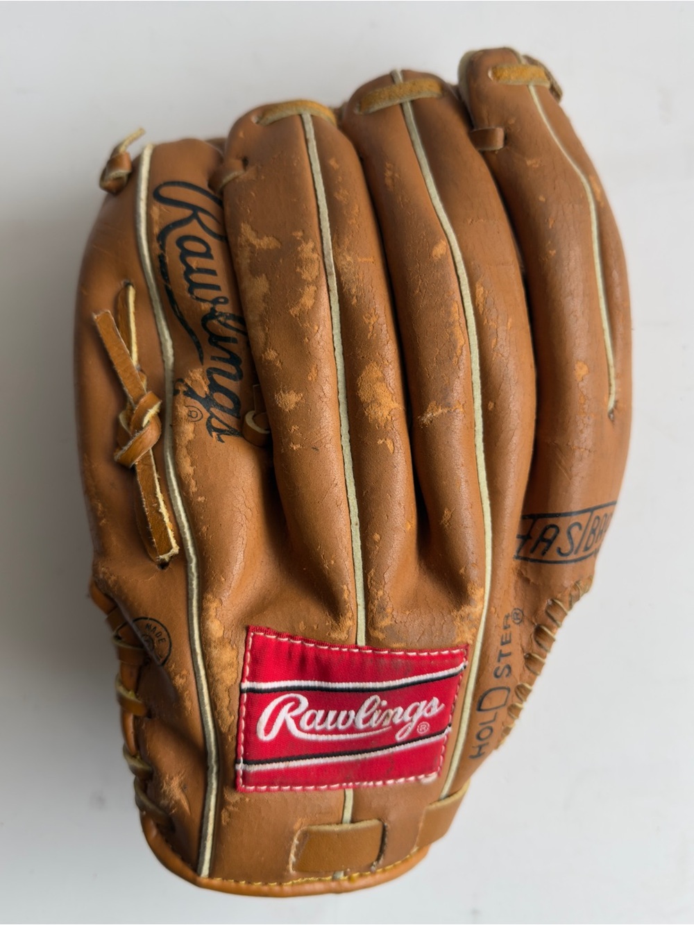 Vintage 90s Rawlings RBG33 Larry Walker RHT Baseball Leather Glove Leather 11.”5